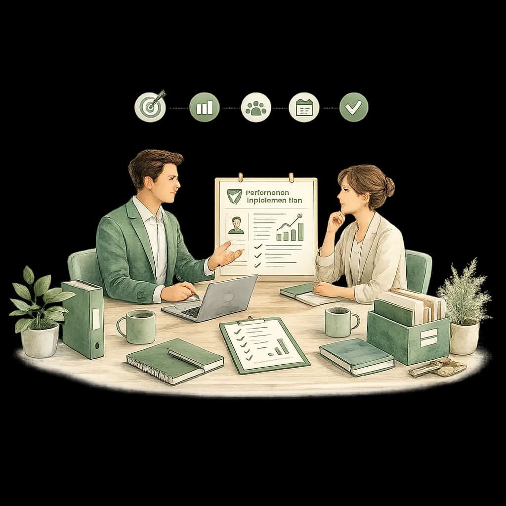 Illustration for Performance Improvement Plan