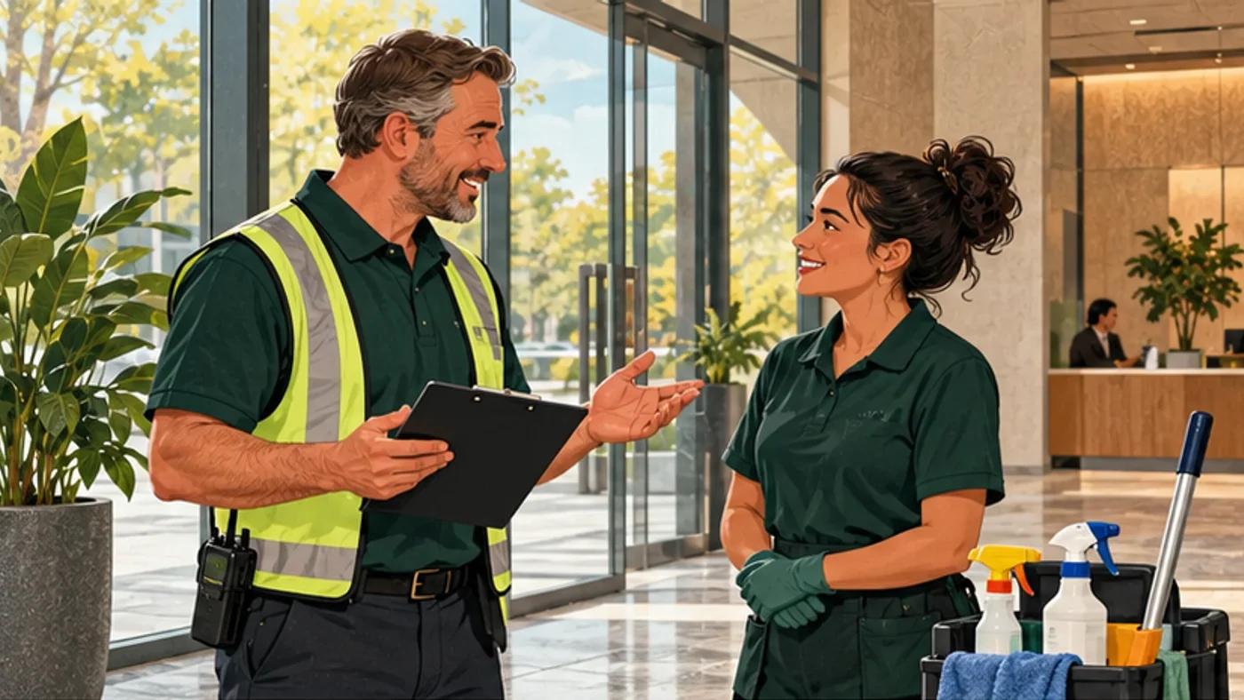 Cleaning and facilities employment contracts: employer guide illustration