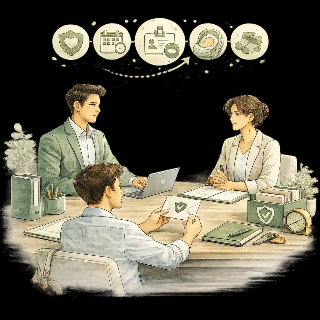 Illustration for Maternity Leave Process
