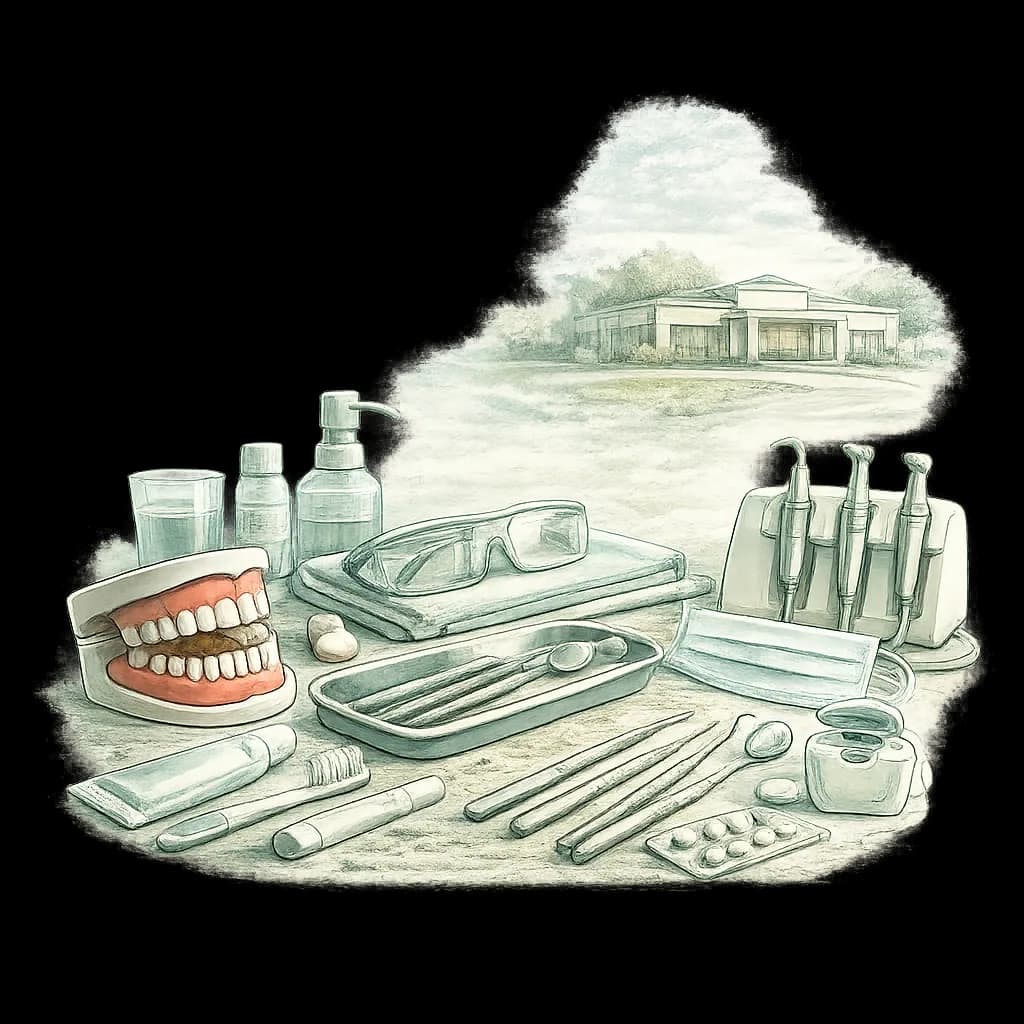 Dental Practice workplace illustration