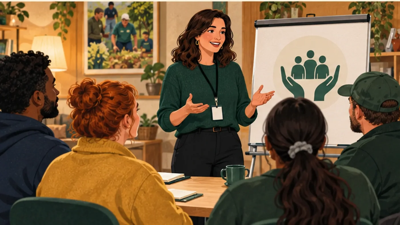 A safeguarding induction covering boundaries, reporting and supervision
