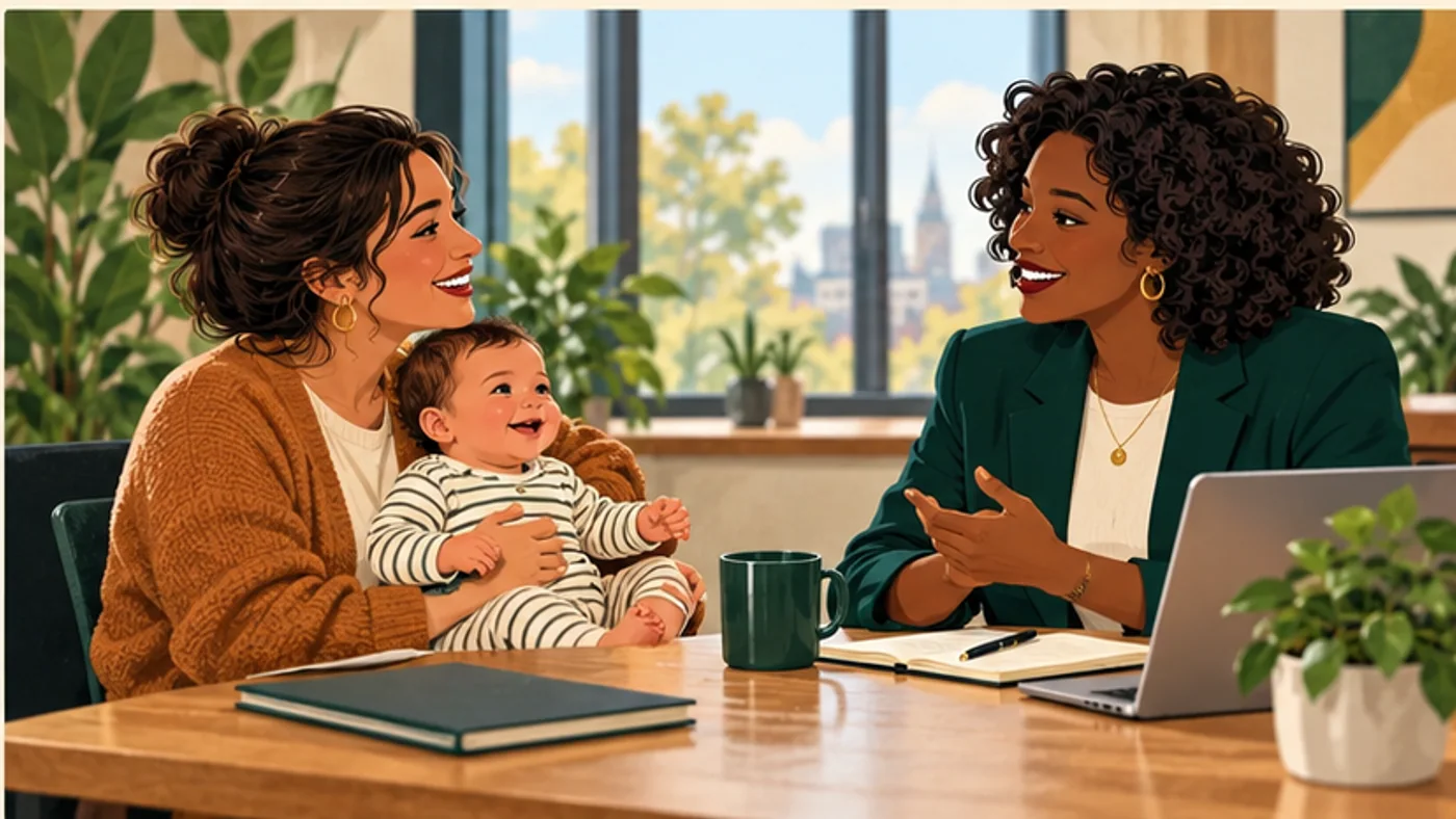 A family-leave compliance check linking policy, payroll and employee records