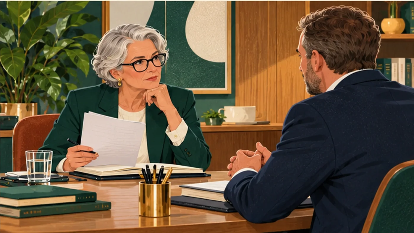 A return-to-work conversation covering role, training and flexible working