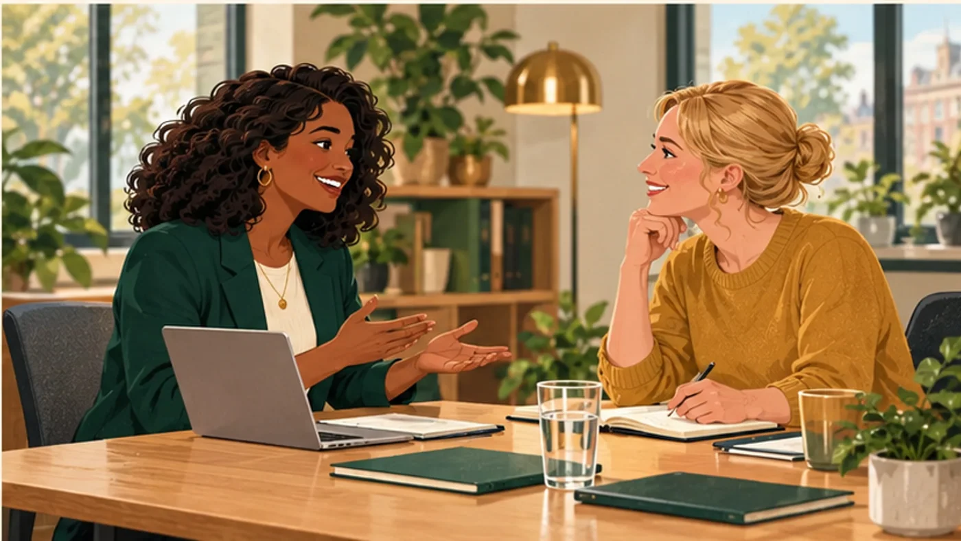 An employer completing professional onboarding and access records