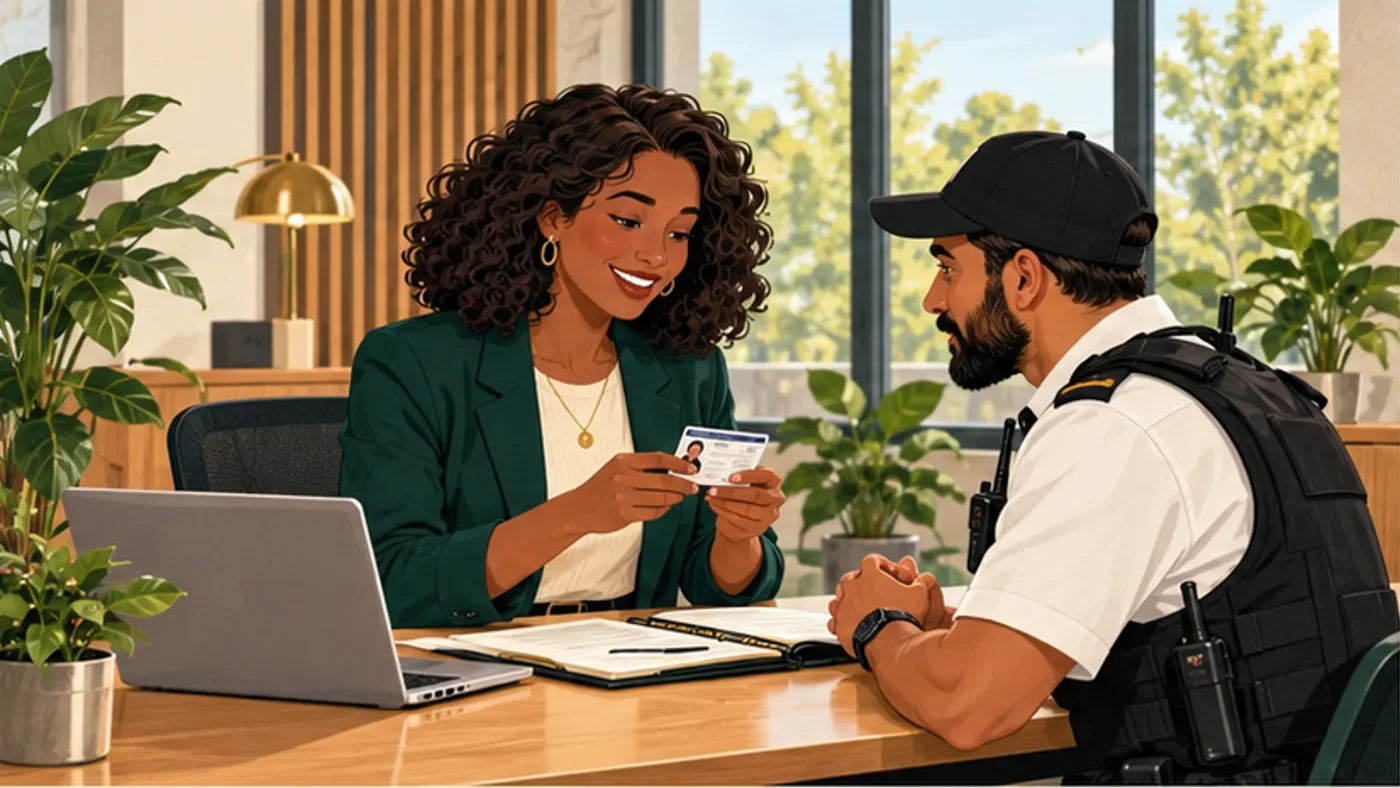 Security professionals working across client and public locations