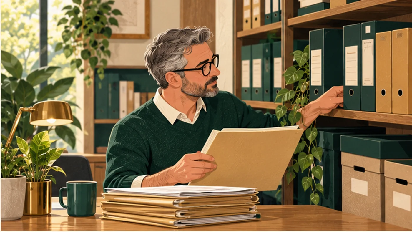 A workplace investigation file containing notes, correspondence and an appeal record