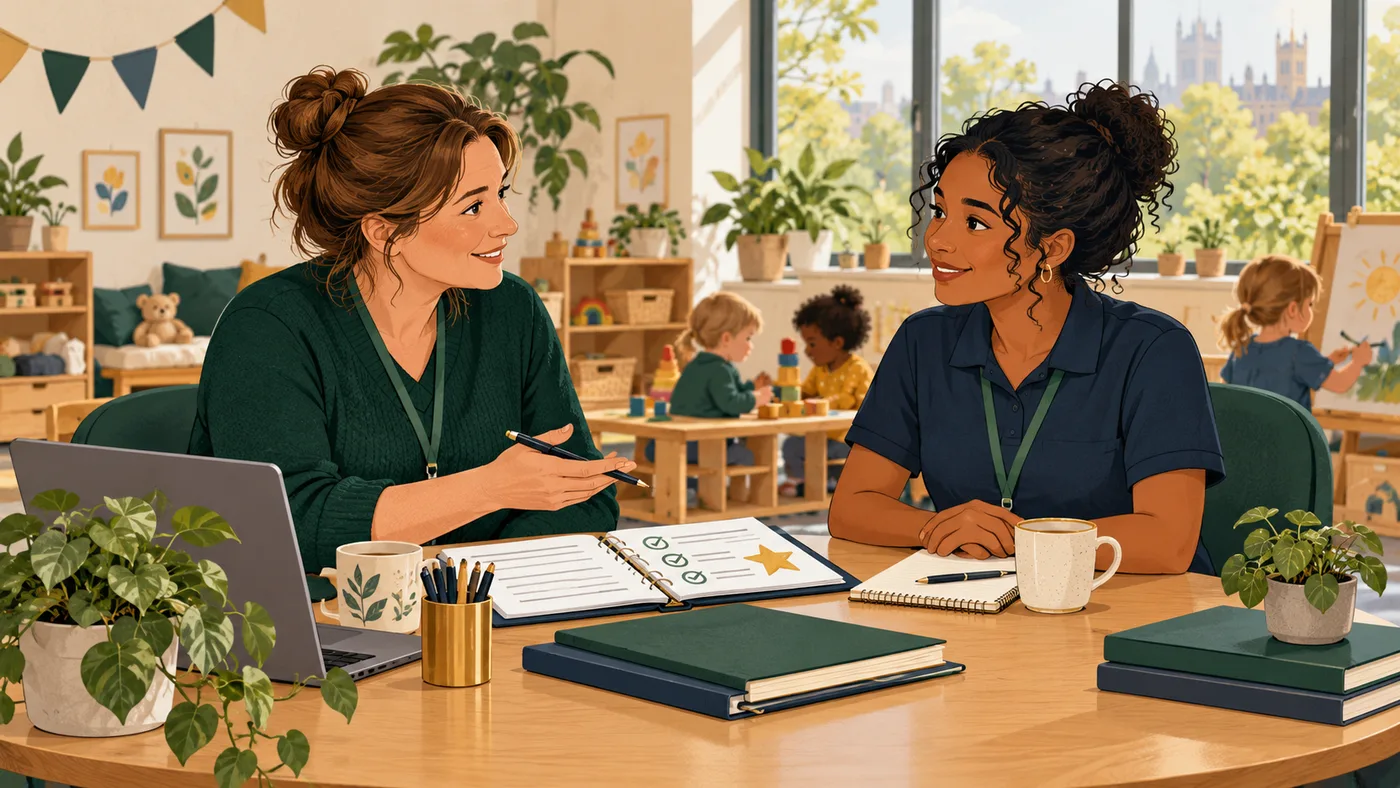 A supportive nursery supervision and probation meeting