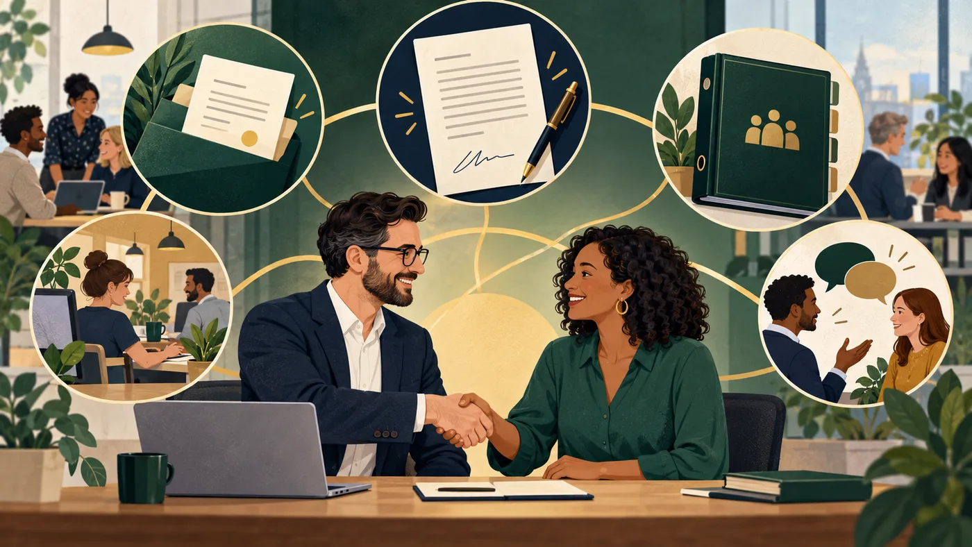 The offer, contract, handbook and workplace systems aligned around one agreement