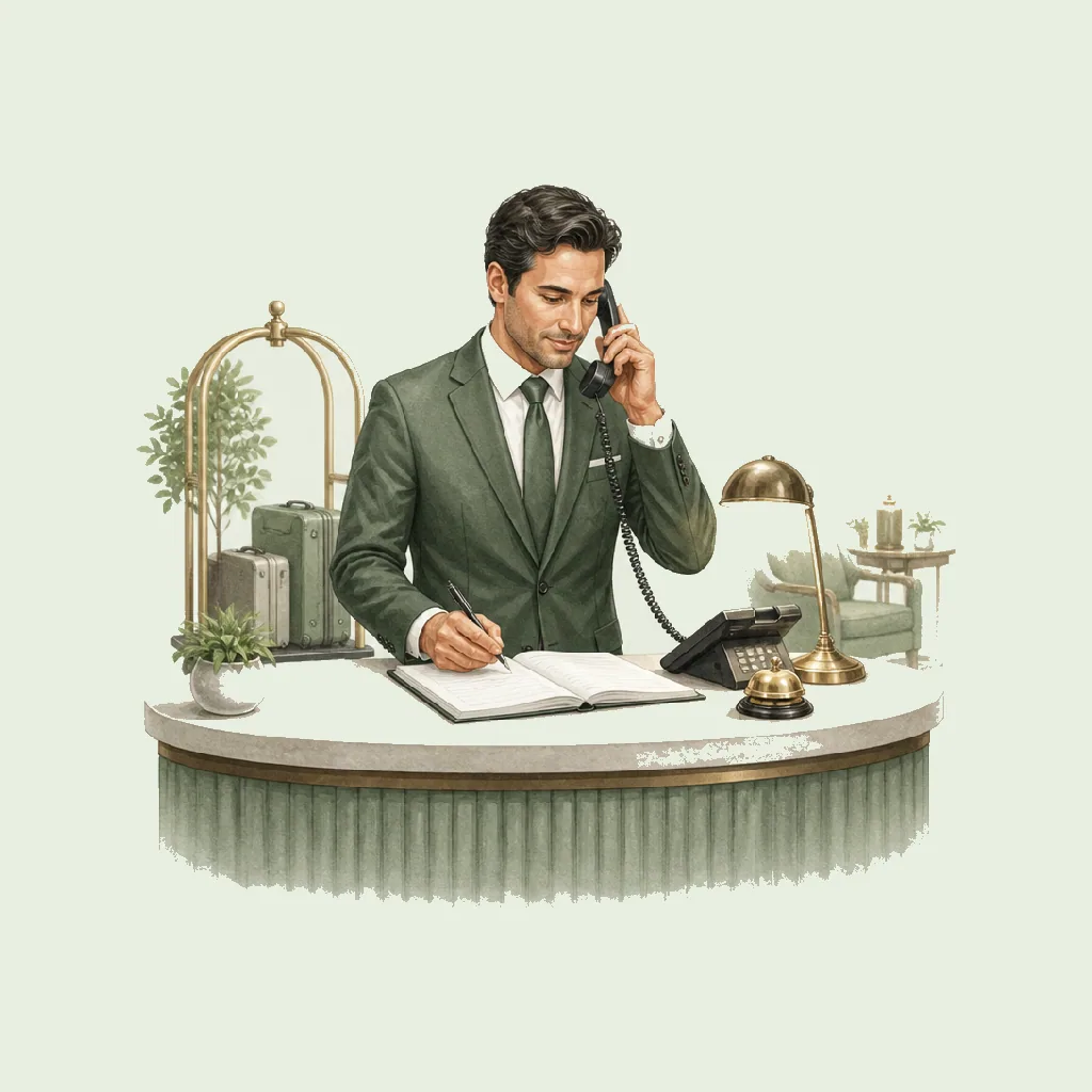 Night Manager HRHeaven role illustration for Accommodation & Food employment contract pages