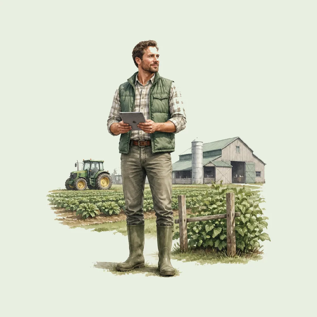 Farm Manager HRHeaven role illustration for Agriculture employment contract pages