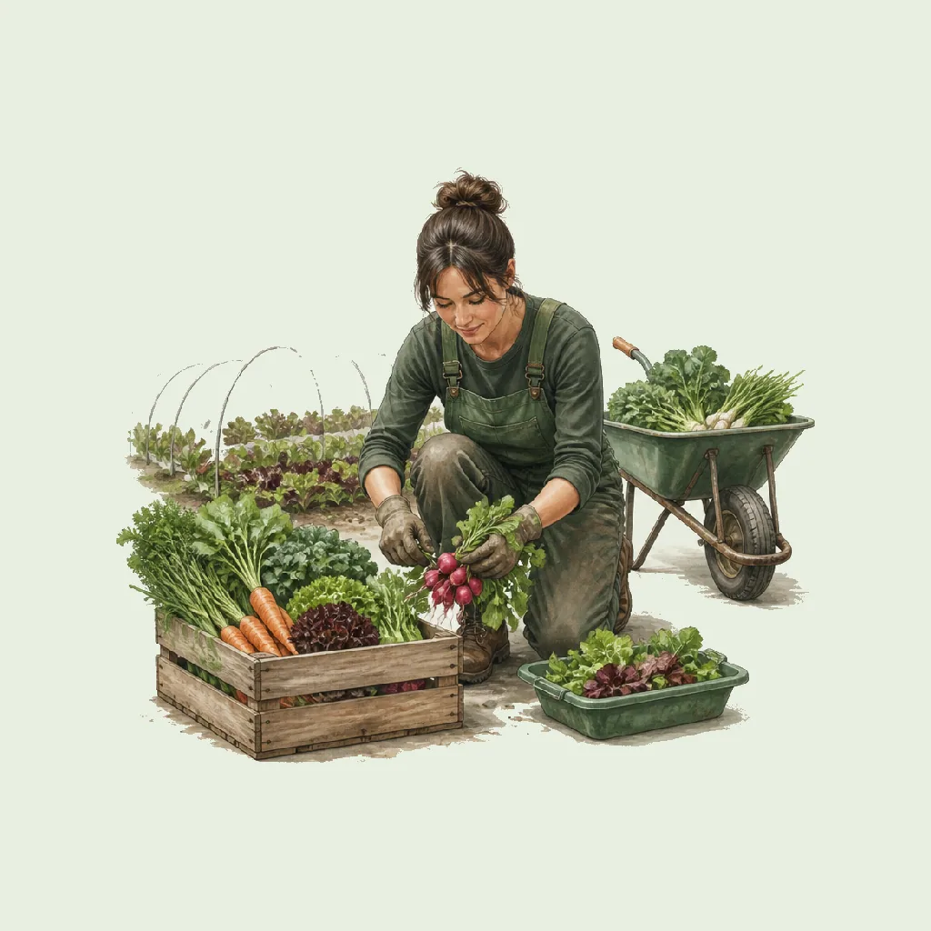 Market Gardener HRHeaven role illustration for Agriculture employment contract pages