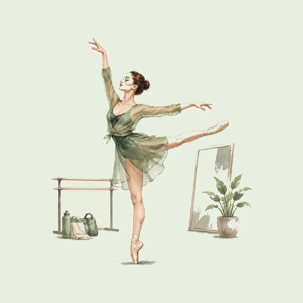 Dancer HRHeaven role illustration for Arts & Entertainment employment contract pages