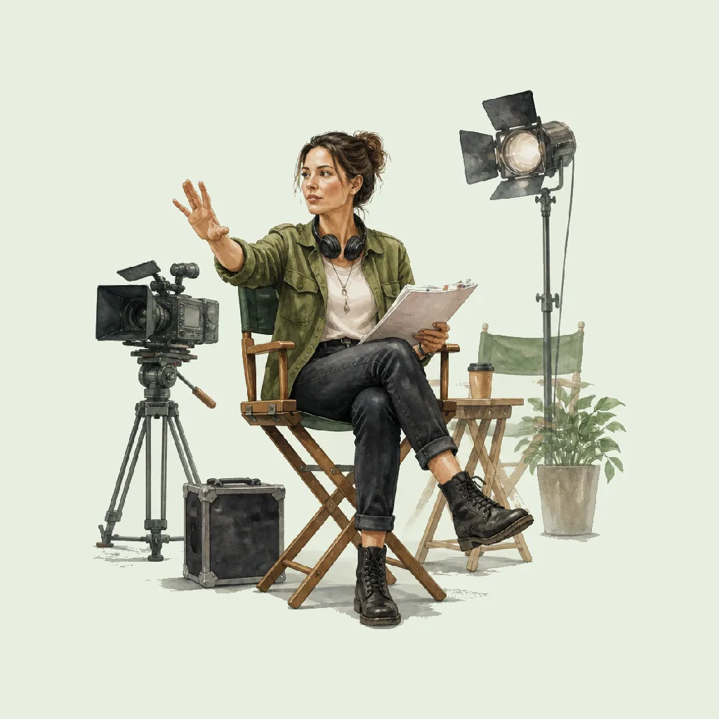 Director HRHeaven role illustration for Arts & Entertainment employment contract pages