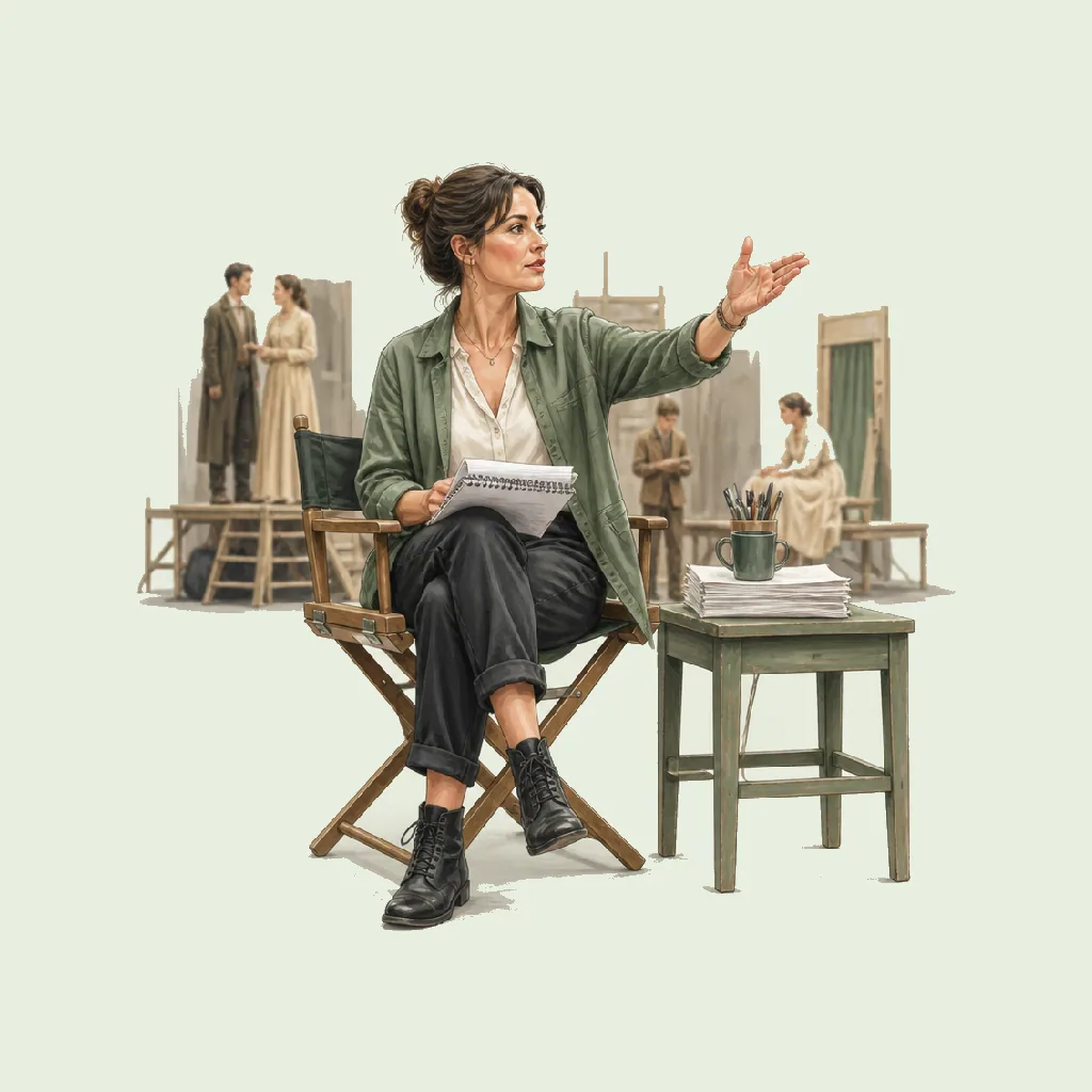 Theatre Director HRHeaven role illustration for Arts & Entertainment employment contract pages