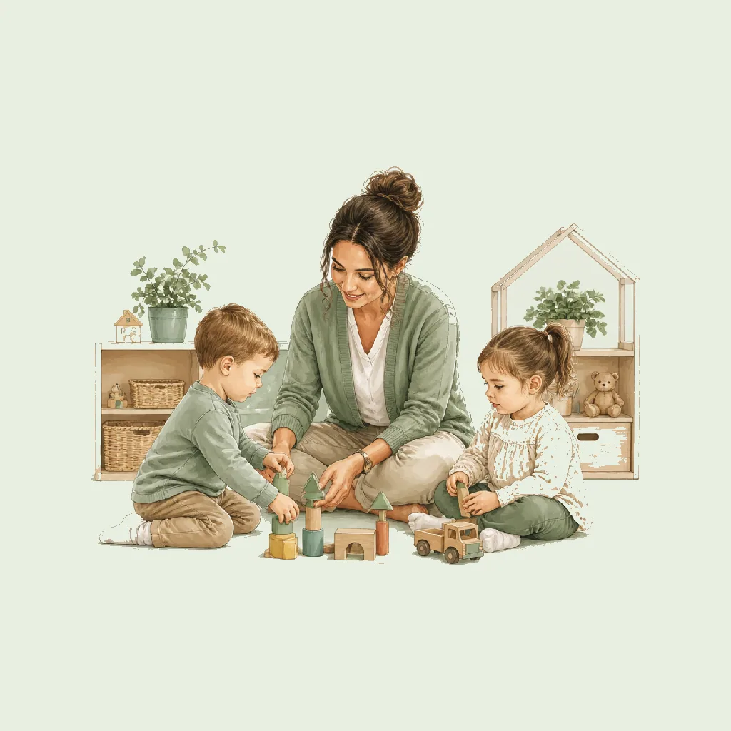 Early Years Educator (EYE/NVQ) HRHeaven role illustration for Child Day-Care employment contract pages