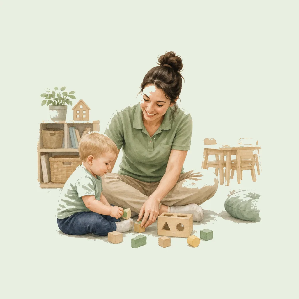 Nursery Assistant (Unqualified) HRHeaven role illustration for Child Day-Care employment contract pages