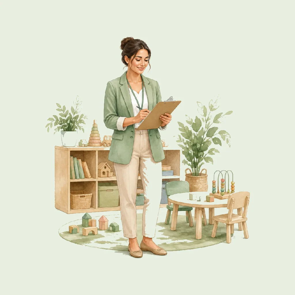 Nursery Manager (Early Years) HRHeaven role illustration for Child Day-Care employment contract pages