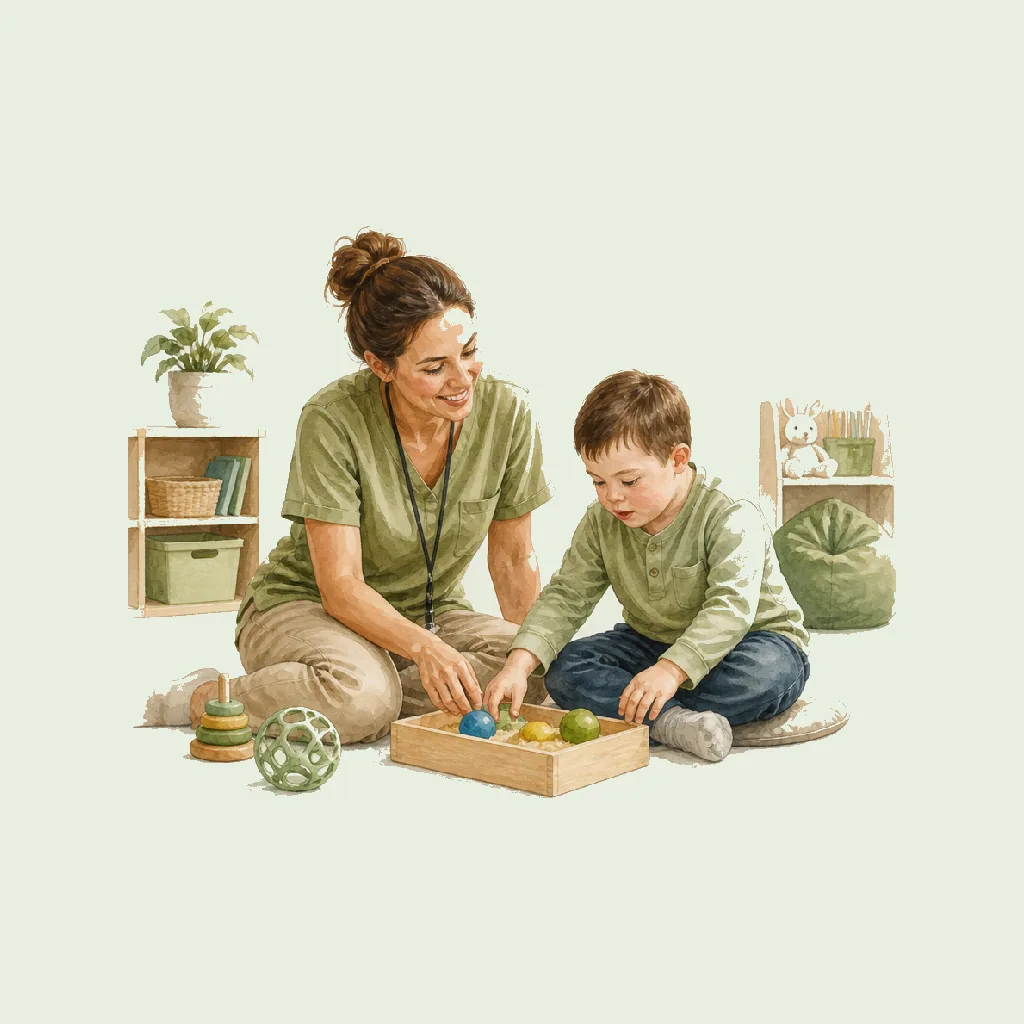 Special Needs Assistant (1:1 Support) HRHeaven role illustration for Child Day-Care employment contract pages
