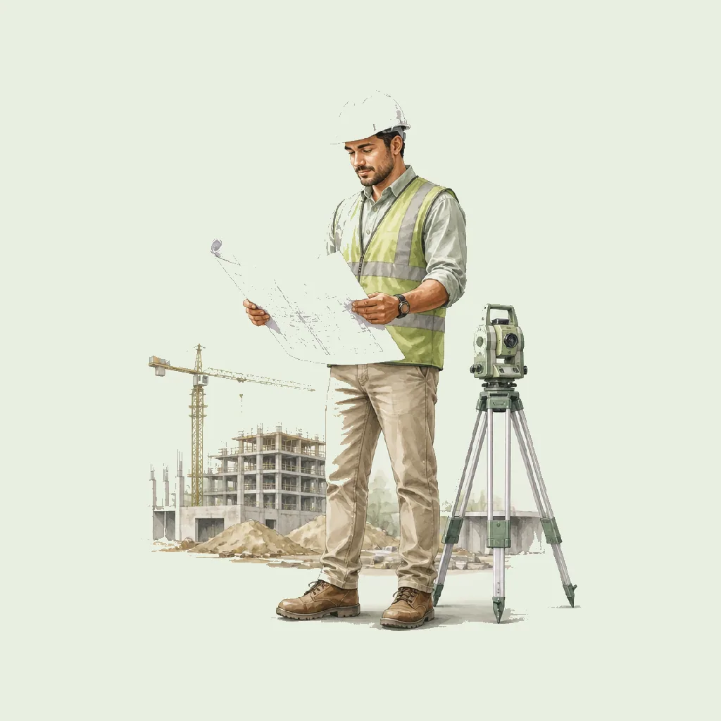 Civil Engineer HRHeaven role illustration for Construction employment contract pages