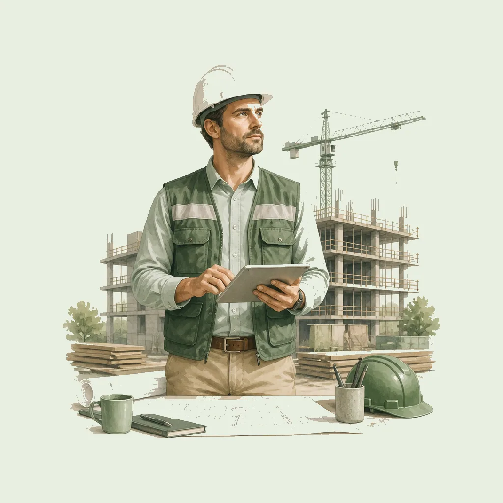 Project Manager HRHeaven role illustration for Construction employment contract pages