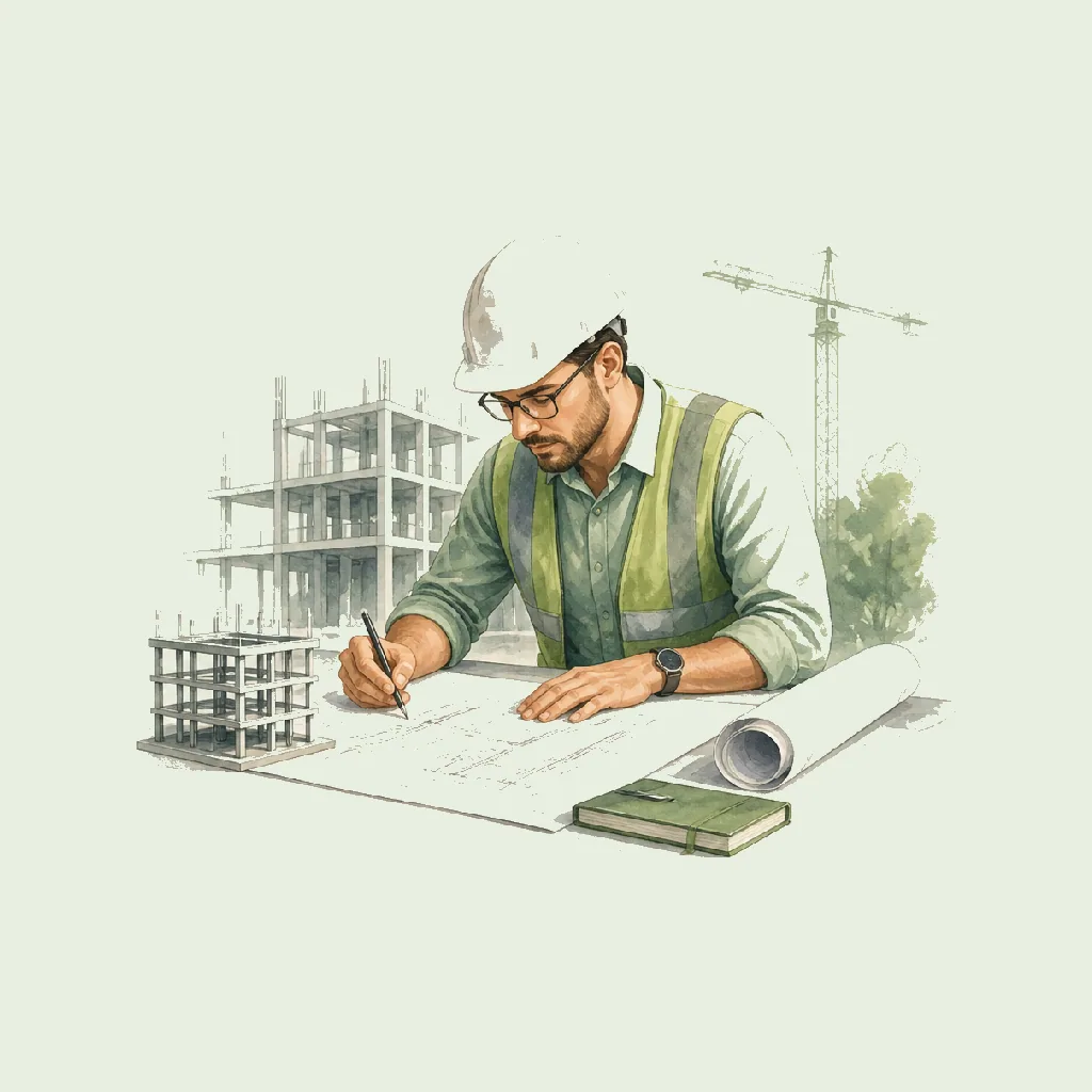 Structural Engineer HRHeaven role illustration for Construction employment contract pages