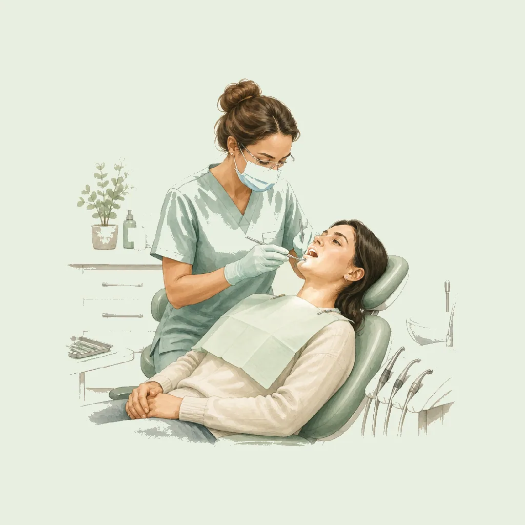 Locum Dentist (Temp Cover) HRHeaven role illustration for Dental Practice employment contract pages