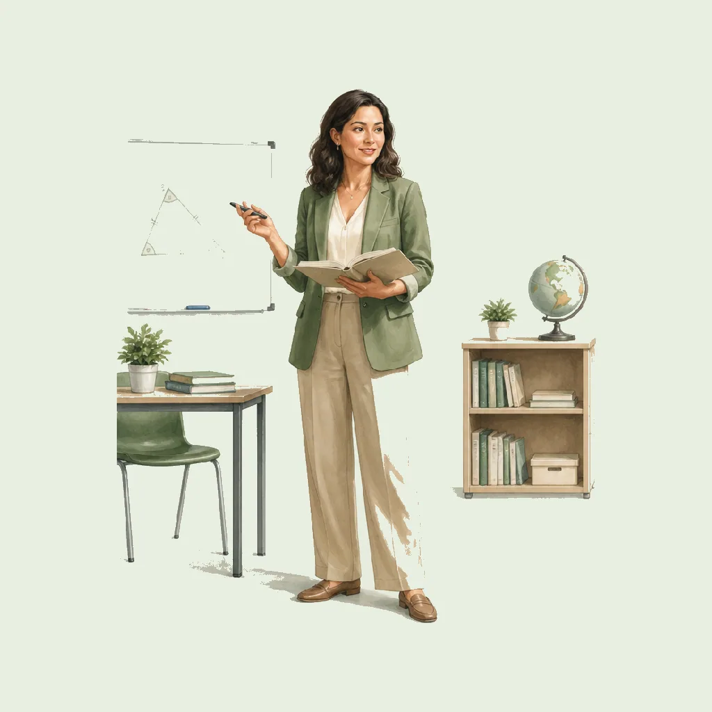 Teacher (Secondary) HRHeaven role illustration for Education employment contract pages