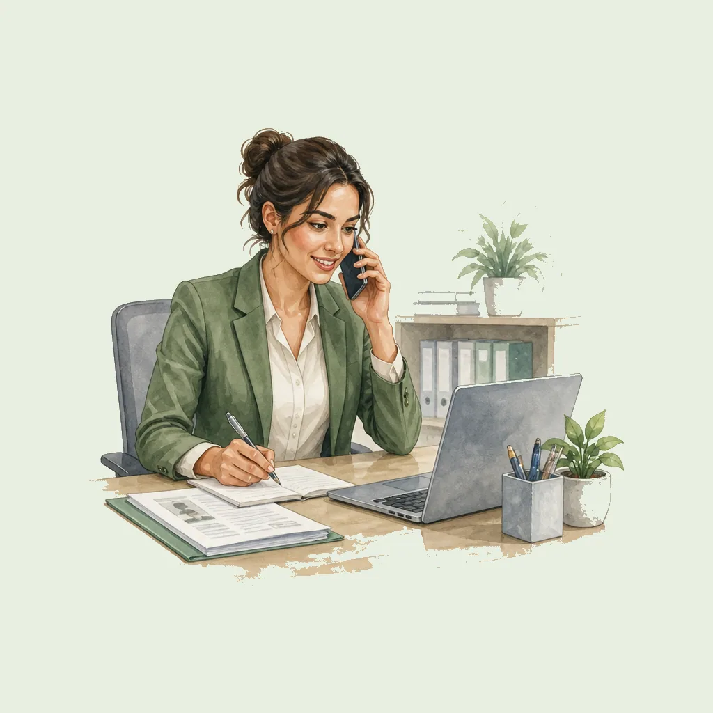 Recruitment Consultant (Agency) HRHeaven role illustration for Employment Activities employment contract pages