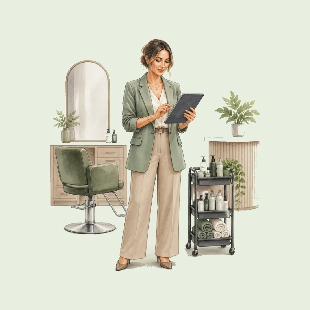 Salon Manager (Operations) HRHeaven role illustration for Hair & Beauty employment contract pages