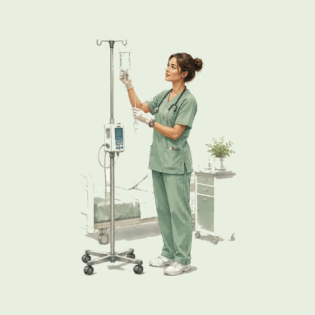 Nurse (Registered) HRHeaven role illustration for Human Health employment contract pages
