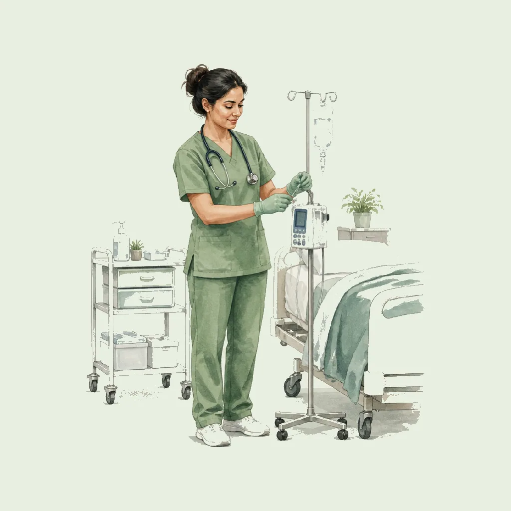 Nurse (Specialist) HRHeaven role illustration for Human Health employment contract pages