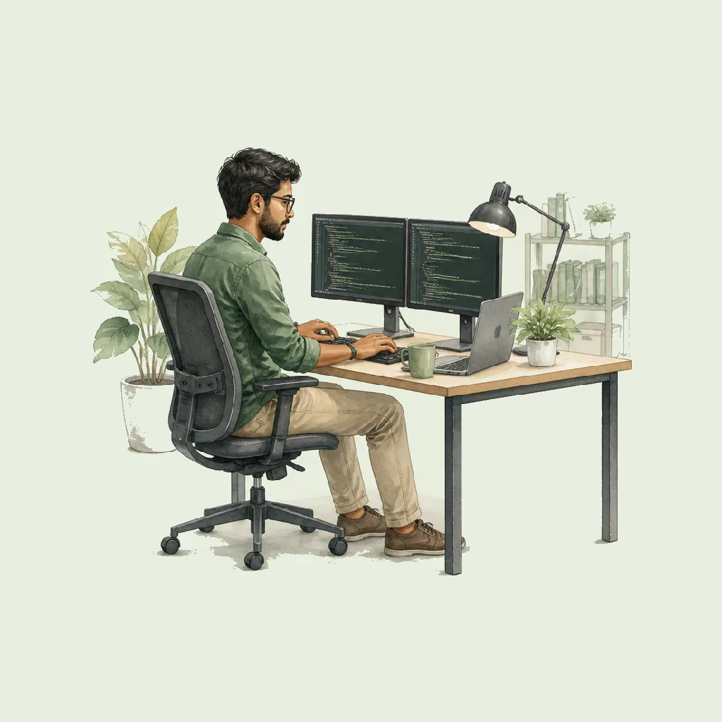 Back End Developer HRHeaven role illustration for Information & Communication employment contract pages