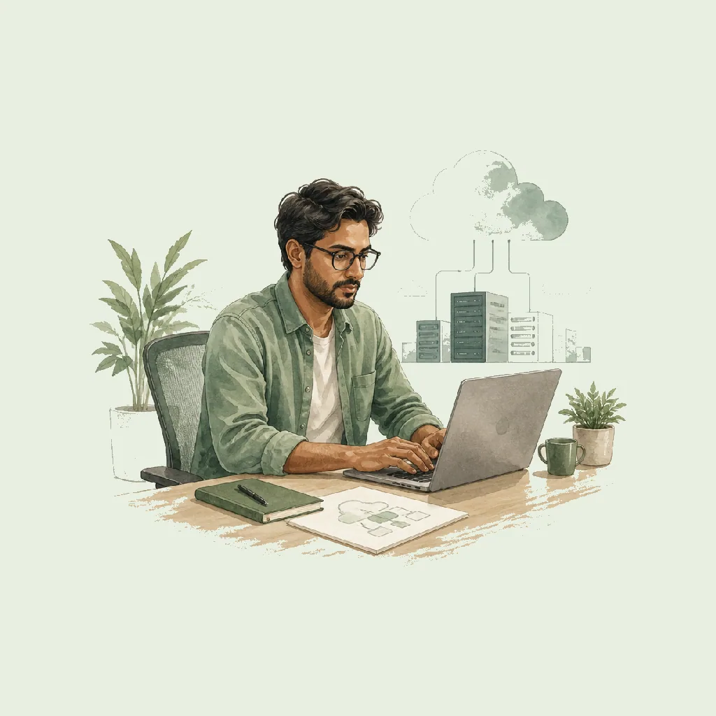 Cloud Engineer HRHeaven role illustration for Information & Communication employment contract pages