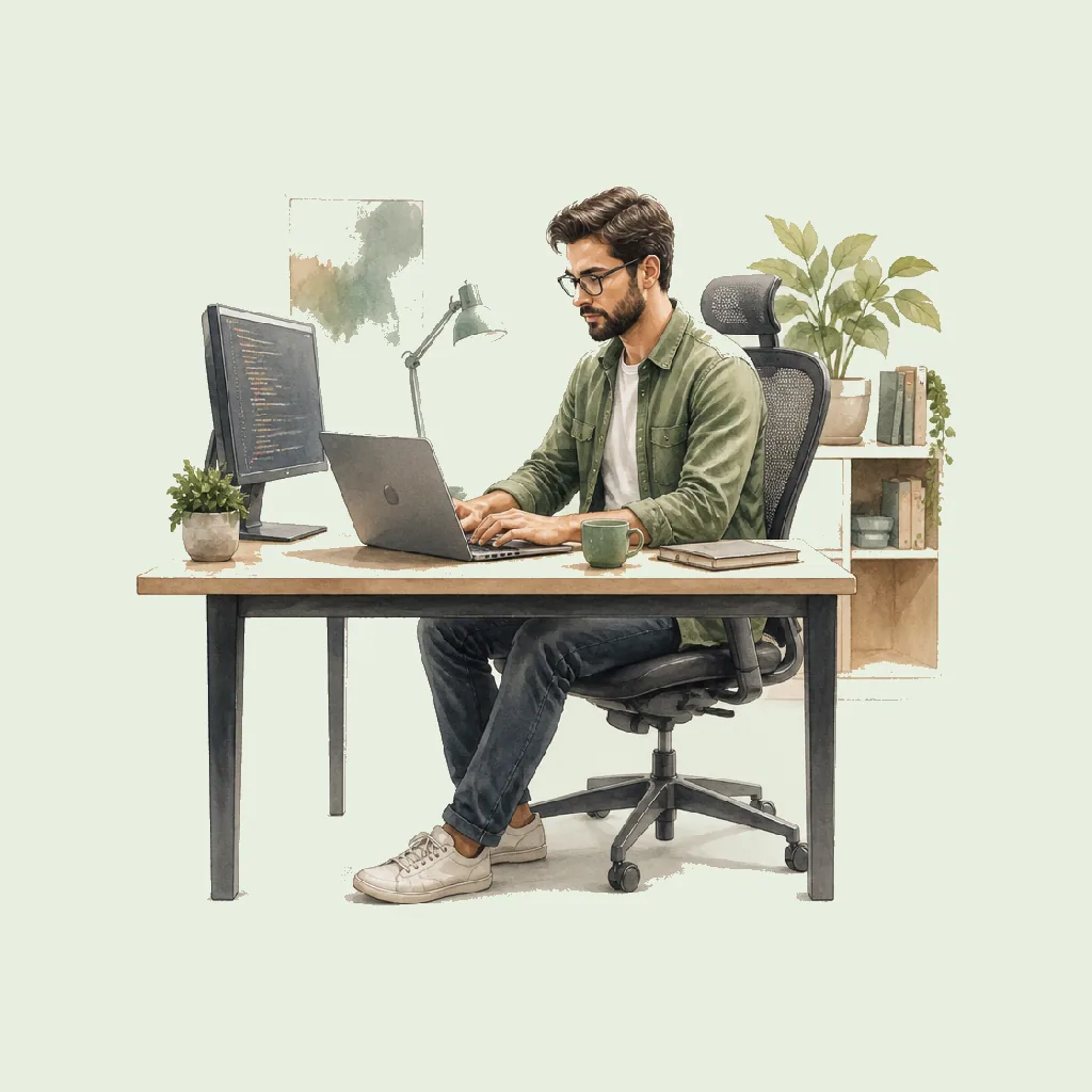 Software Developer HRHeaven role illustration for Information & Communication employment contract pages