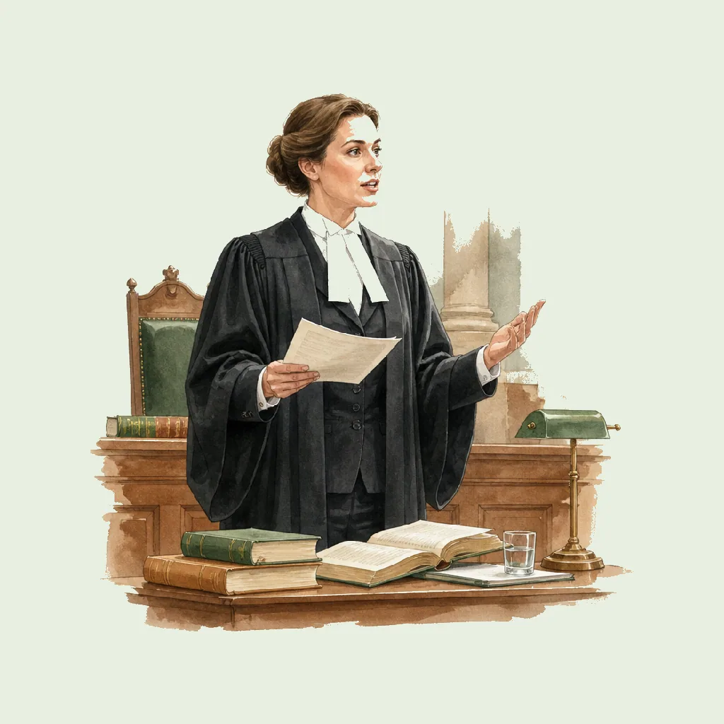 Barrister HRHeaven role illustration for Legal employment contract pages