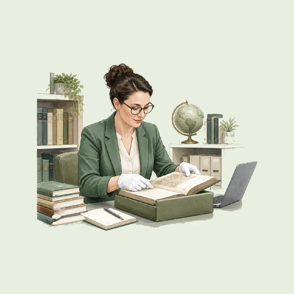 Subject Librarian (Specialist) HRHeaven role illustration for Libraries & Archives employment contract pages