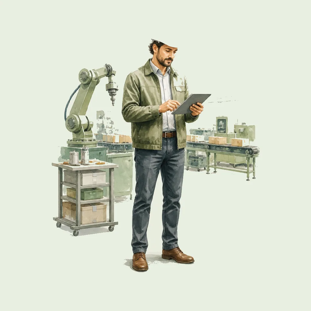 Production Manager HRHeaven role illustration for Manufacturing employment contract pages