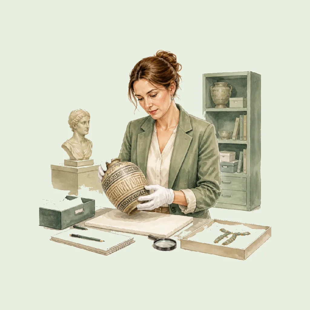 Collections Manager (Care) HRHeaven role illustration for Museums & Heritage employment contract pages