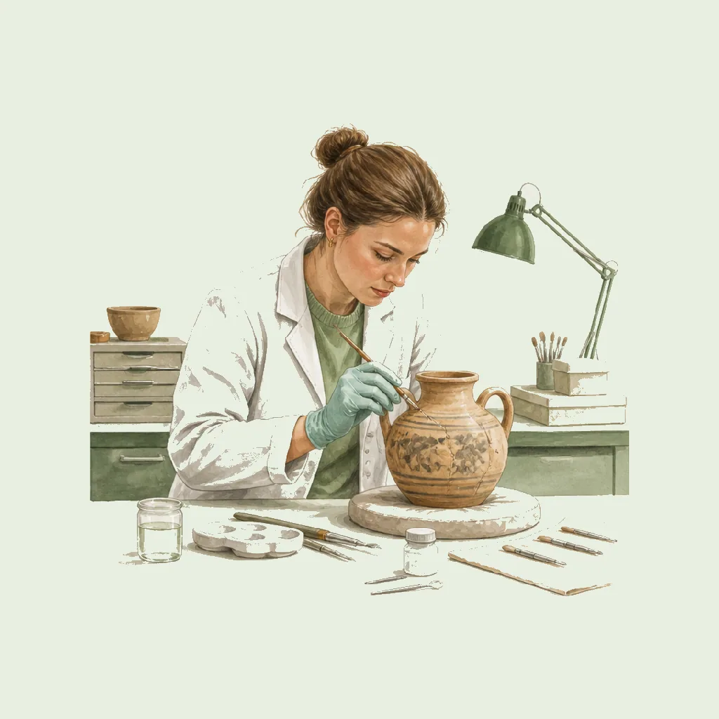 Conservation Assistant (Technical) HRHeaven role illustration for Museums & Heritage employment contract pages