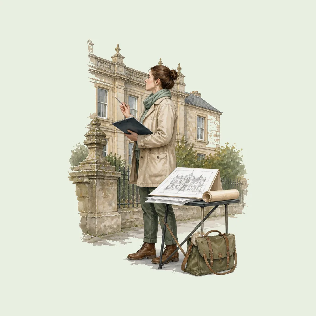 Listed Buildings Officer (Council) HRHeaven role illustration for Museums & Heritage employment contract pages