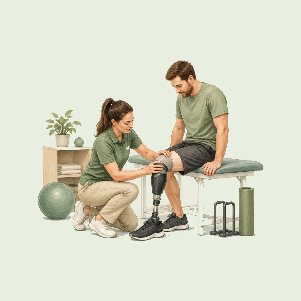 Amputee Physiotherapist (Rehab) HRHeaven role illustration for Physiotherapy employment contract pages