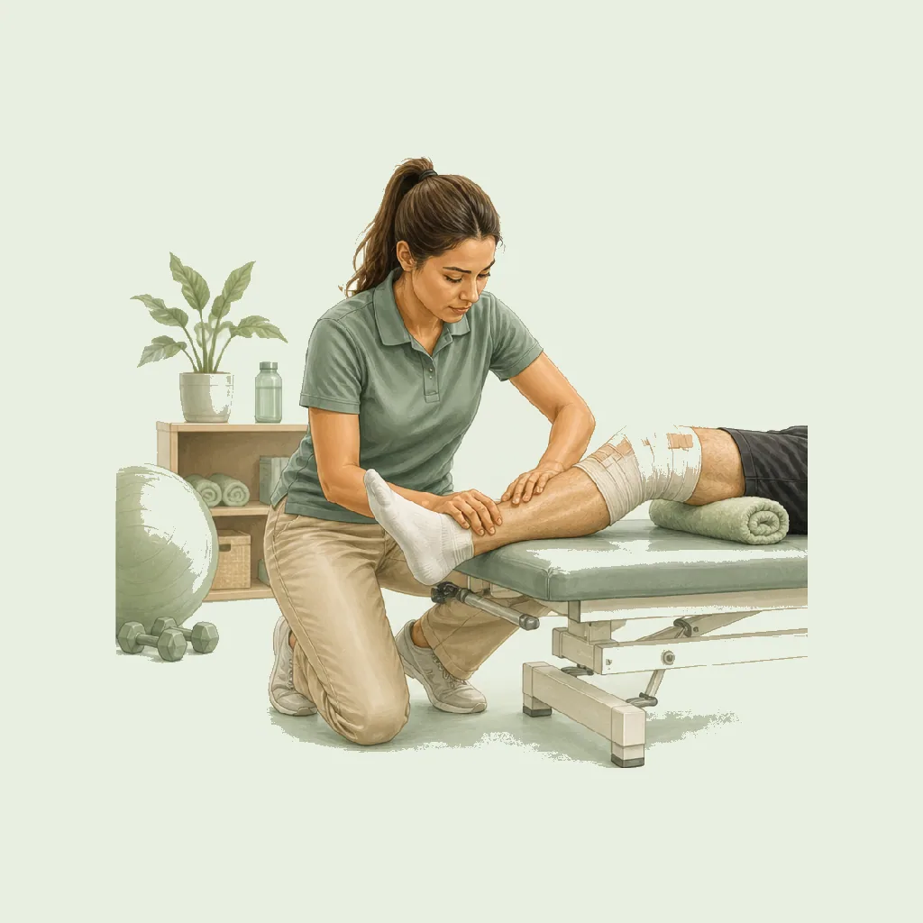 Orthopaedic Physiotherapist (Post-Op) HRHeaven role illustration for Physiotherapy employment contract pages