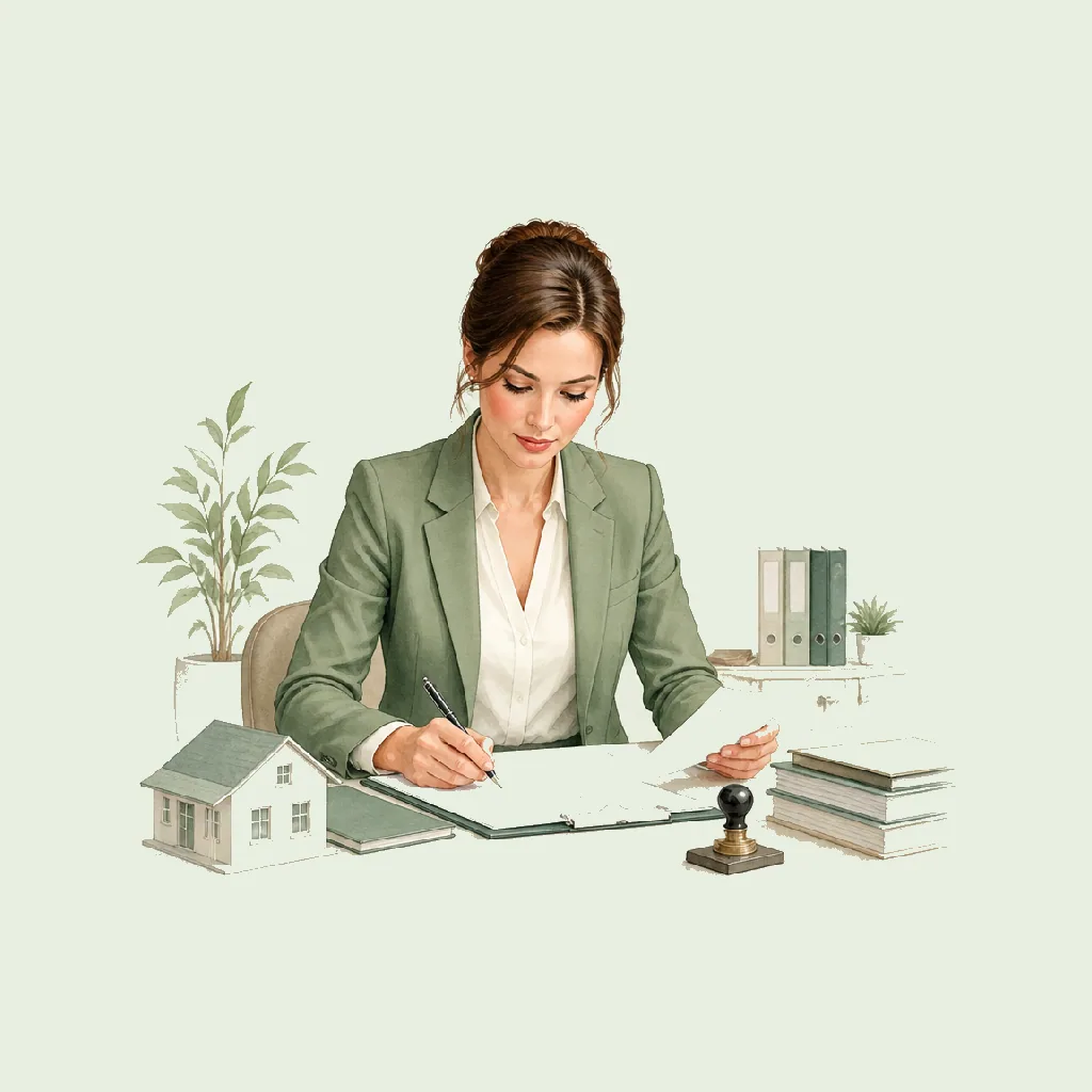 Conveyancer HRHeaven role illustration for Professional Services employment contract pages