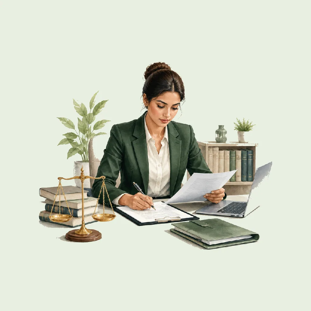 Legal Executive HRHeaven role illustration for Professional Services employment contract pages