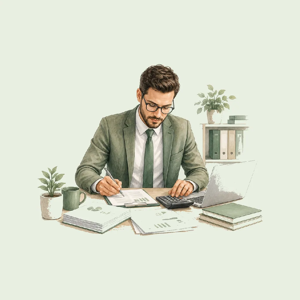 Tax Advisor HRHeaven role illustration for Professional Services employment contract pages