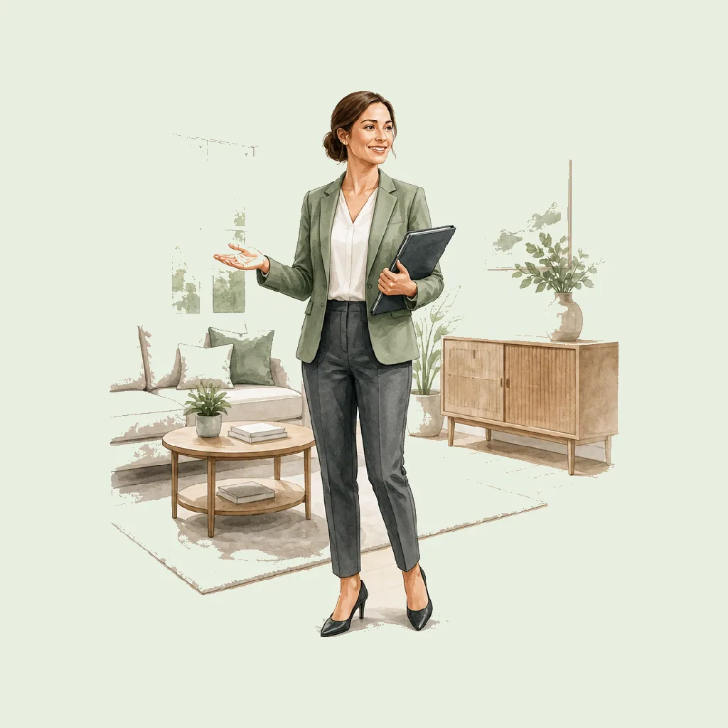 Letting Agent HRHeaven role illustration for Real Estate employment contract pages