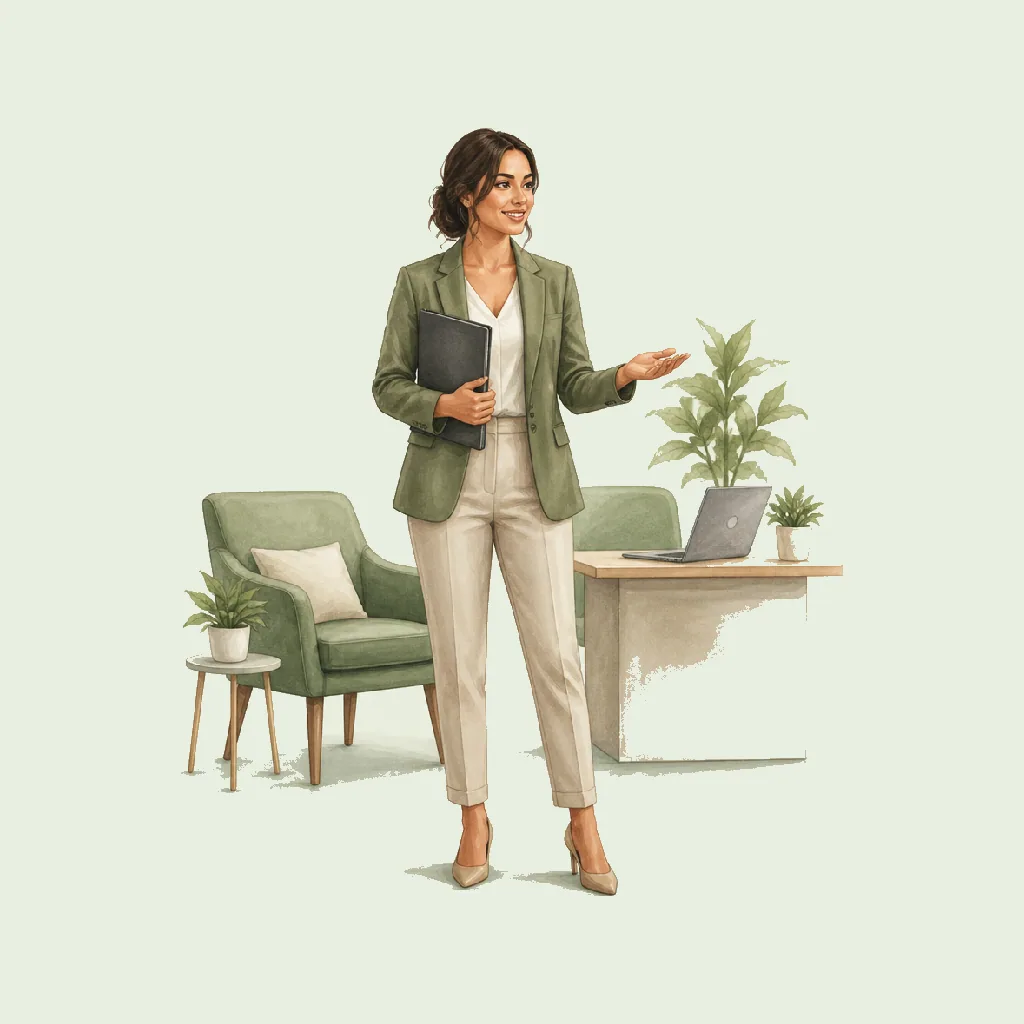 Lettings Negotiator HRHeaven role illustration for Real Estate employment contract pages