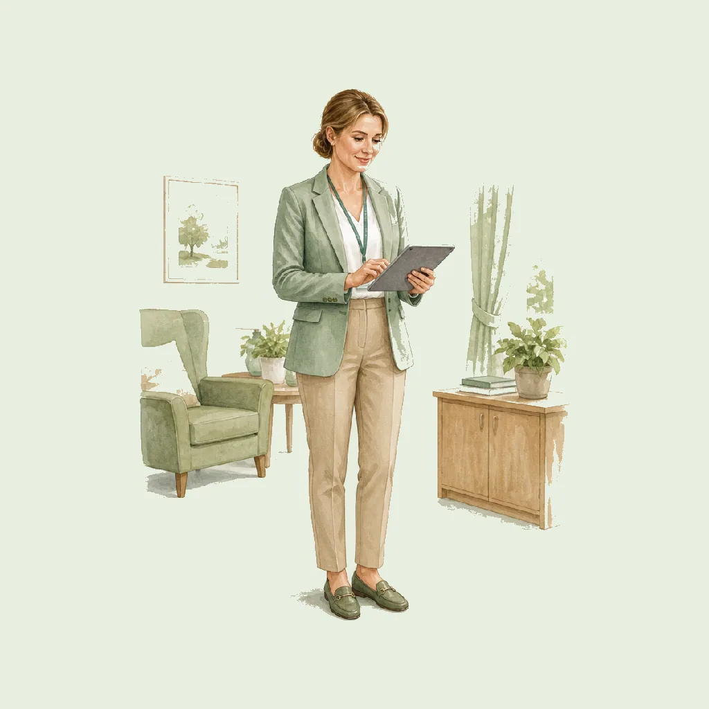 Deputy Care Home Manager HRHeaven role illustration for Residential Care employment contract pages