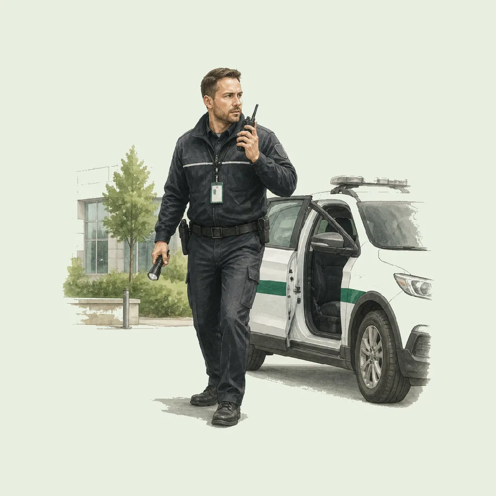Alarm Response Officer HRHeaven role illustration for Security employment contract pages