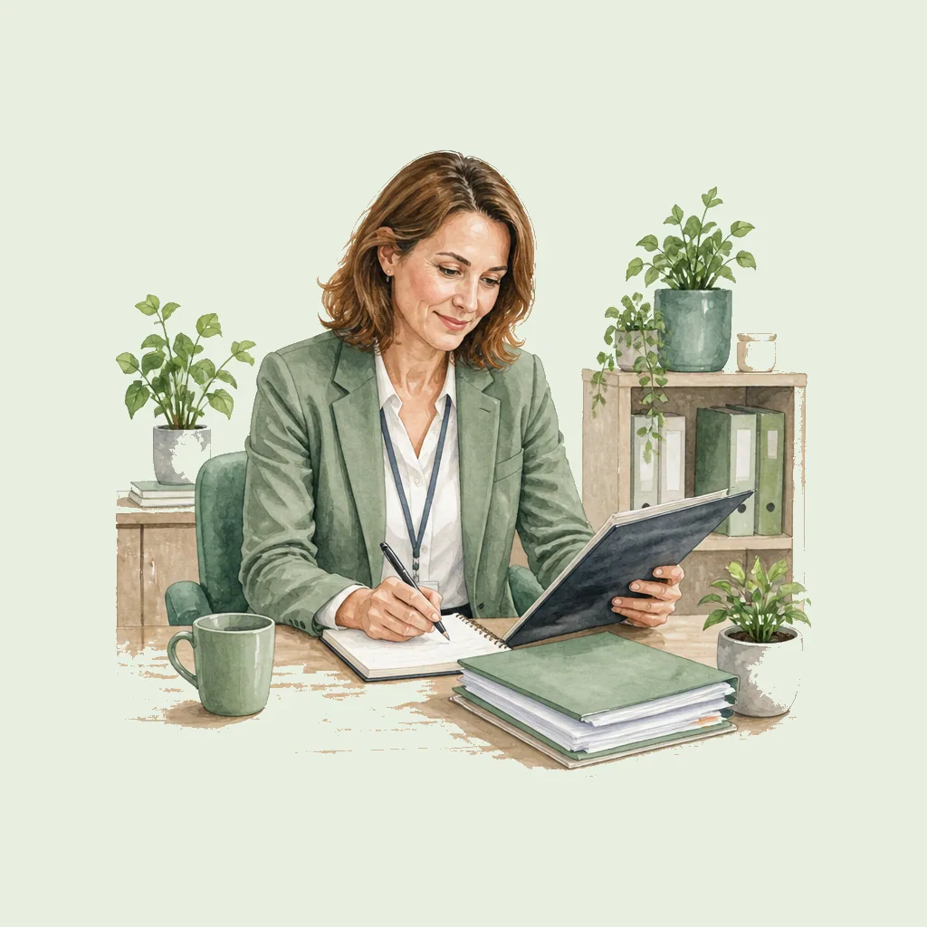 Care Manager HRHeaven role illustration for Social Care employment contract pages
